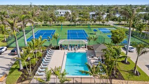 Una piscina riscaldata