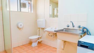 Towels, soap, toilet paper