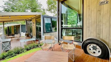 Superior-Zweibettzimmer, Gartenblick | Terrasse/Patio