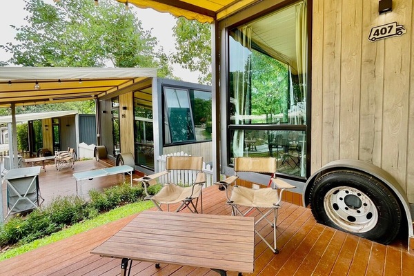 Superior Twin Room, Garden View | Terrace/patio