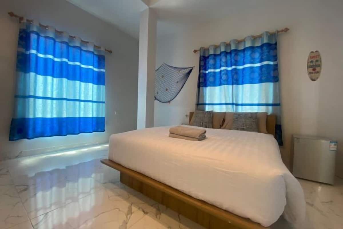 1 slaapkamer, een bureau, gratis wifi, beddengoed