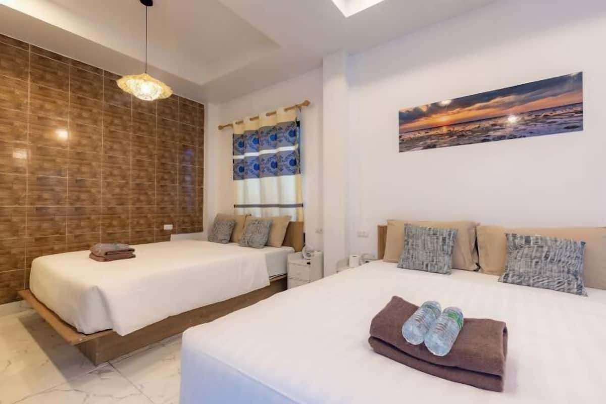 1 slaapkamer, een bureau, gratis wifi, beddengoed