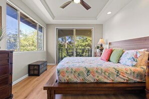 2 bedrooms, in-room safe, iron/ironing board, travel cot