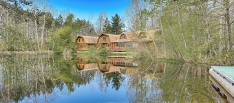 Spacious Sterling Cabin: Game Room, Private Pond!