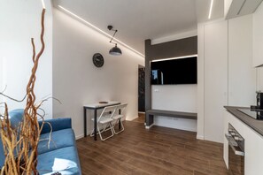 Living area - GuestHost - Monteverde Classy Apartment (Roma)
