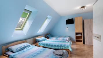 Iron/ironing board, free WiFi, bed sheets