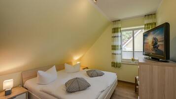 2 soveværelser, gratis Wi-Fi, sengetøj