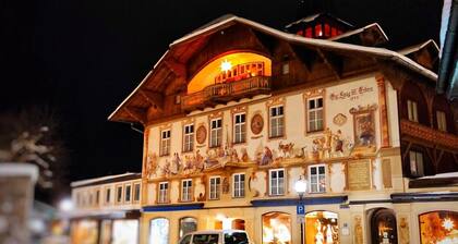 Ferienwohnung "Beim Posthalter" mit Bergblick, privater Terrasse und WLAN