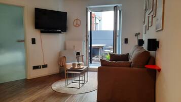 TV, video games, DVD player