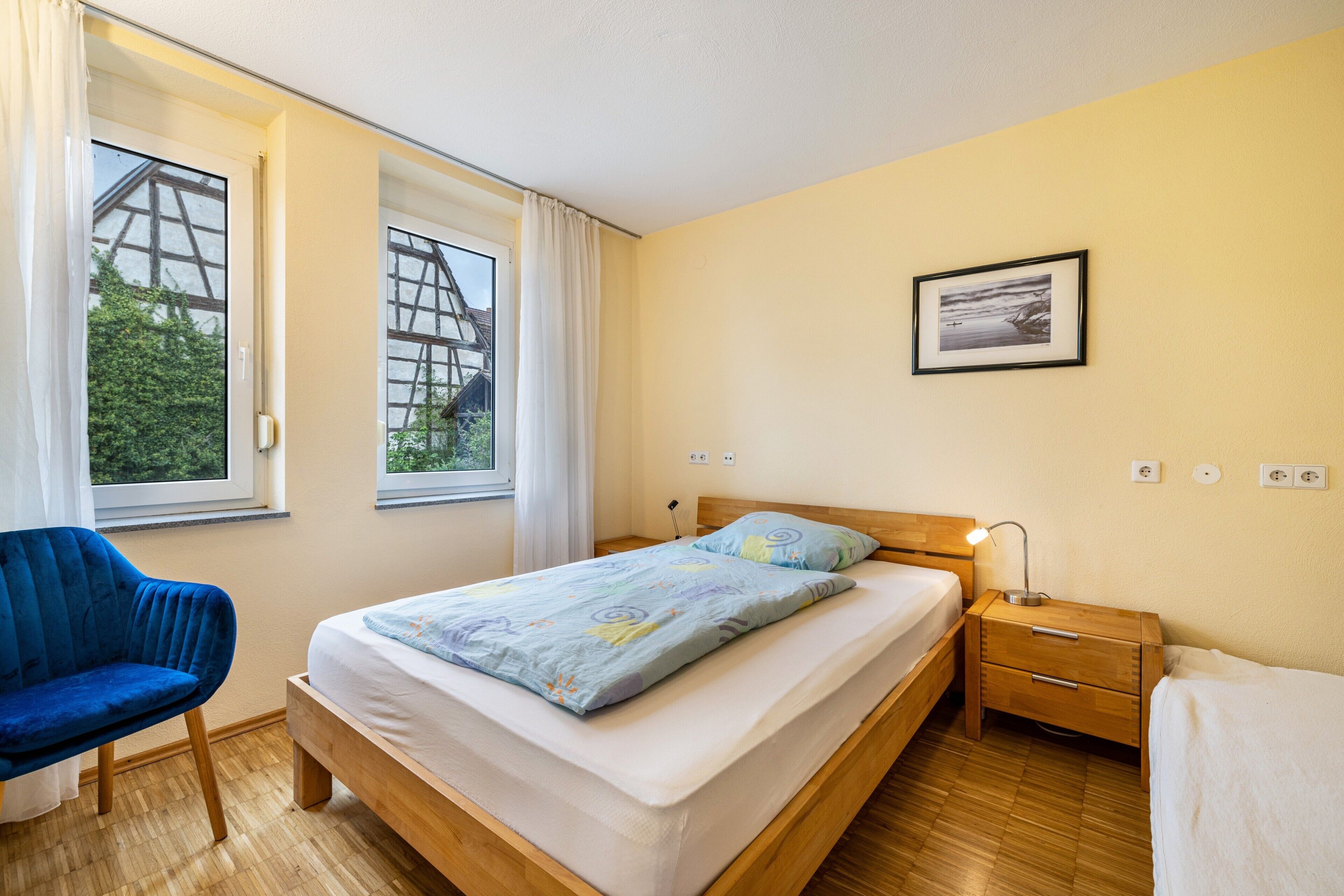 2 bedrooms, iron/ironing board, free WiFi, bed sheets