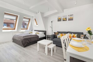 Studio - balkong | Vardagsrum