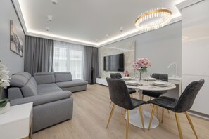Apartment, 1 Bedroom, Balcony | 1 bedroom, desk, laptop workspace, free WiFi - Księcia Witolda by Renters Prestige (Wroclaw)
