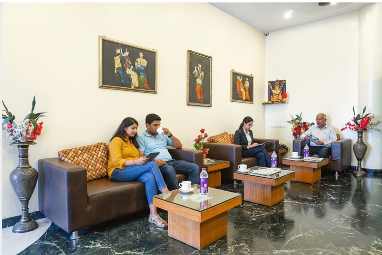 Lobby sitting area