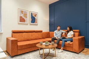 Sitteområde i lobbyen