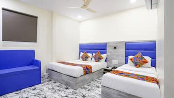 Chambre Triple Familiale | Draps en coton égyptien, literie de qualité supérieure