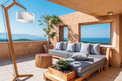 Villa AnnaNiko·Luxury Villa·2Heated Pools·Jacuzzi·Gym·Stunning Views·GreenEnergy