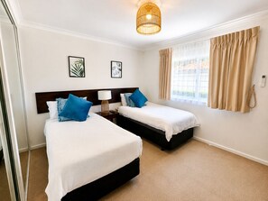 2 habitaciones, wifi gratis y ropa de cama 