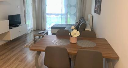 Cozy apartment with 1 bedroom and AC, WiFi in welcoming Pécs
