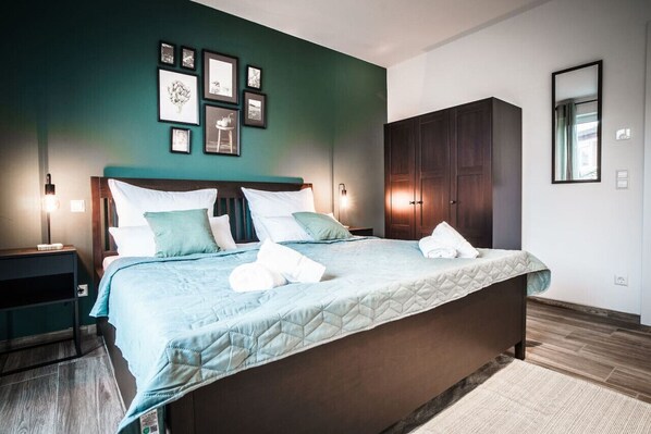 2 chambres, bureau, fer et planche à repasser, Wi-Fi gratuit