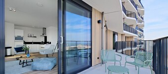 Modern apartment with 2 bedrooms and 2 bathrooms