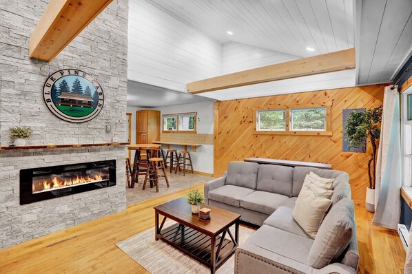 Televisor i llar de foc