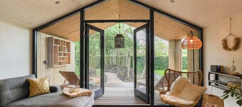 Lodge with Sauna in Countryside | Watervliet View Lodge