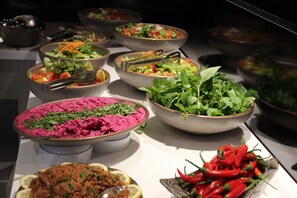 Free daily self-service breakfast 