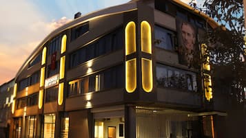 Front of property – evening/night