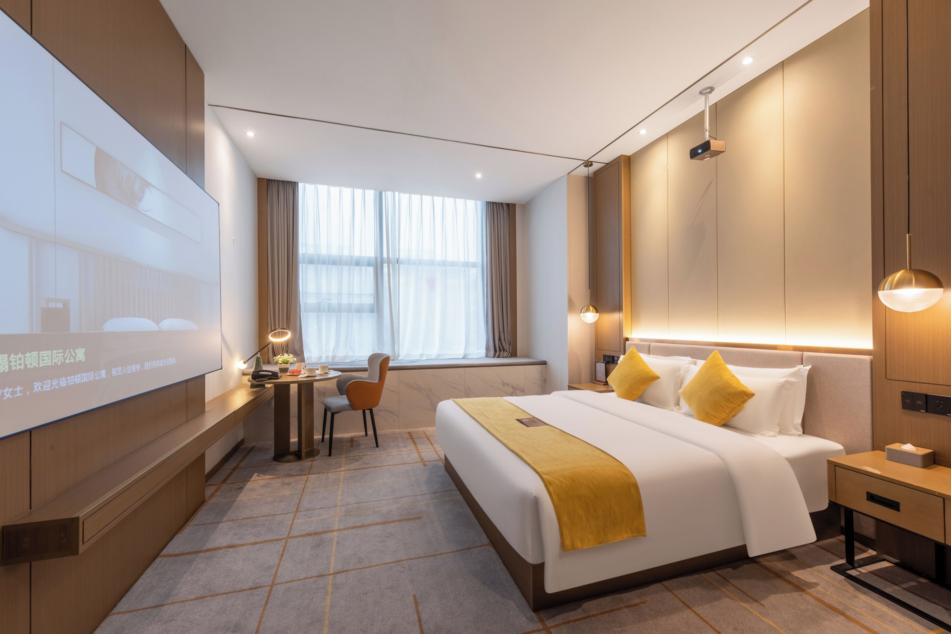Signature Double Room | Premium bedding, pillow-top beds, desk, laptop workspace