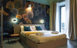 Quarto casal superior, vista para a cidade | Roupas de cama de algodão egípcio, roupas de cama premium