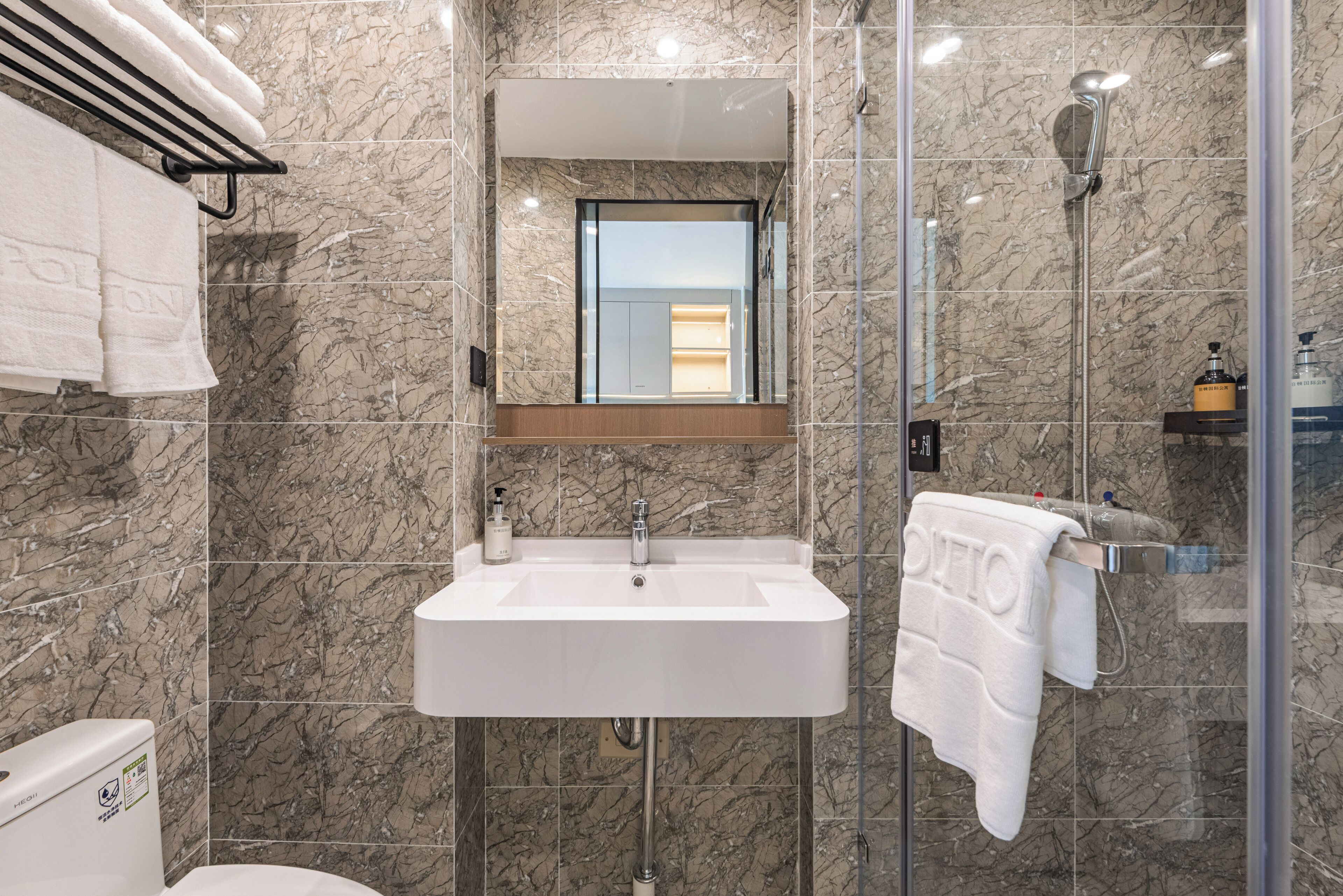 Desk, laptop workspace, blackout drapes, free WiFi