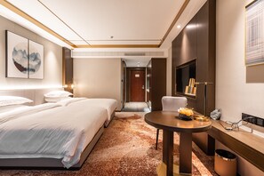 Comfort Twin Room, Courtyard View | Soundproofing, free WiFi - Poltton Century Hotel Changtai Taoli  (Zhangzhou)