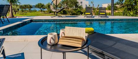 Una piscina riscaldata