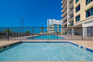 Condo, 4 Bedrooms | Pool | Outdoor pool, a heated pool - Island Winds West 2723-4 4 Bedroom Condo (Gulf Shores)