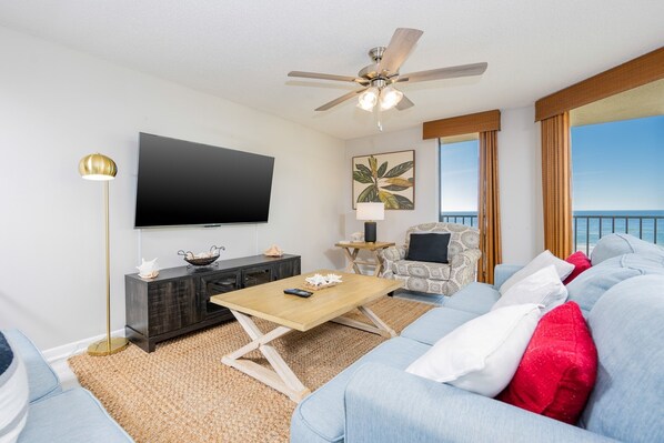 Condo, 3 Bedrooms | Living area - Phoenix Iv 4031 3 Bedroom Condo (Orange Beach)