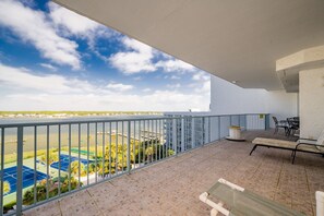 Condo, 3 Bedrooms | Terrace/patio - Gulf Shores Surf & Racquet 801a 3 Bedroom Condo (Gulf Shores)