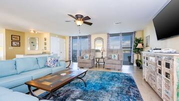 Condo, 3 Bedrooms | Living area | DVD player