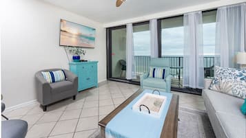 Condo, 1 Bedroom | Living area | DVD player