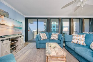 Condo, 3 Bedrooms | Living area - Island Winds West 470 3 Bedroom Condo (Gulf Shores)
