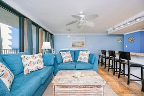 Condo, 3 Bedrooms | Living area | DVD player - Island Winds West 470 3 Bedroom Condo (Gulf Shores)