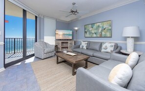 Condo, 3 Bedrooms | Living area - Phoenix Viii 81006 3 Bedroom Condo (Orange Beach)