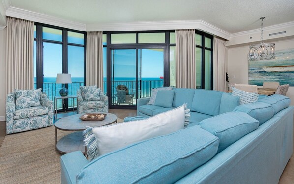 Appart'hôtel, 3 chambres | Coin séjour