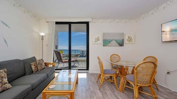 Condo, 1 Bedroom | Living area | DVD player