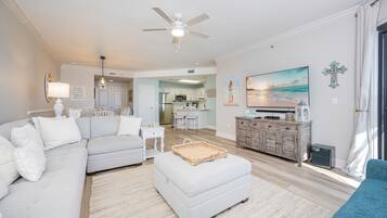 Condo, 3 Bedrooms | Living area | DVD player