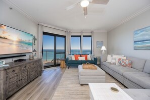 Living area - Phoenix Vi 61503 3 Bedroom Condo (Orange Beach)