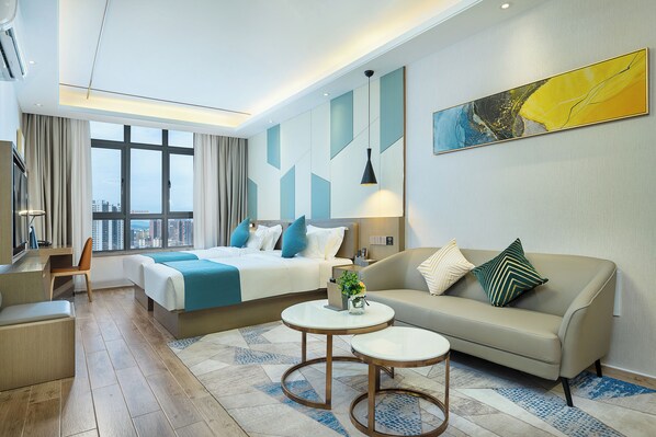 City Twin Room | Free WiFi - Poltton International Apartment Hai Feng (Shanwei)