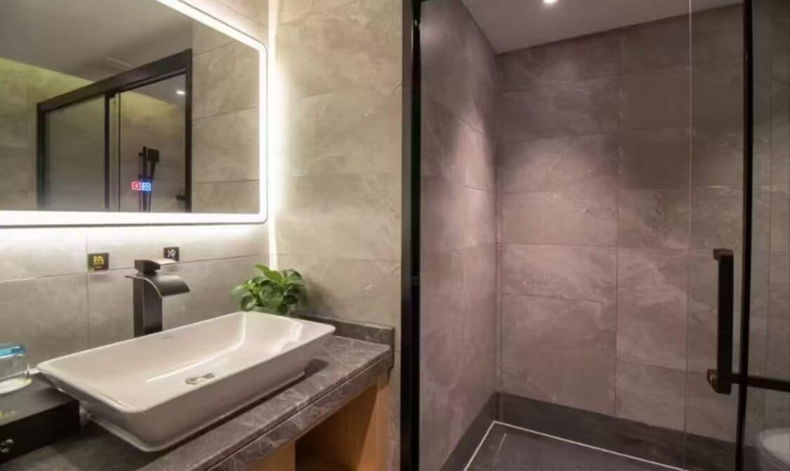 Basic-Einzelzimmer | Badezimmer