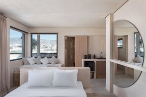 Apartament exclusiu, balcó, vistes a la ciutat | 1 dormitori, decoració individual i mobiliari individual