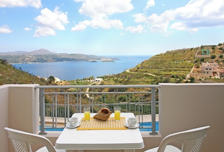 Studio | View from room. Aptera Paradise with Sea View