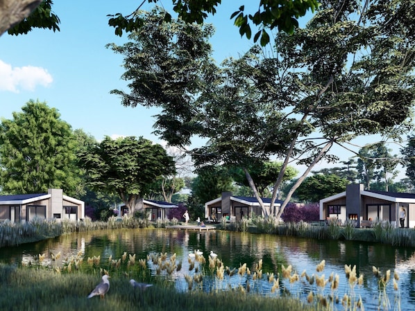 Chalet | View from property - Comfy Chalet With Dishwasher, the Efteling at 2 km (Kaatsheuvel)